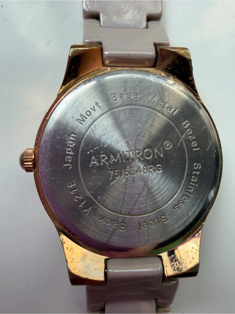Armitron Diamond Women’s Wristwatch 28mm Case Size/New Battery/ Working